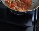 A picture of step 2 of Panner Masala (tofu).