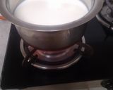 A picture of step 1 of Homemade Feta Cheese.