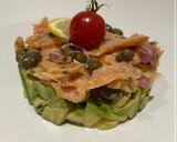 Une image de l'étape 3 de Tartare de saumon.