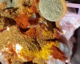 A picture of step 1 of Butter Chicken Biryani.