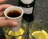 A picture of step 1 of The Unusual Negroni.