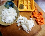 咖哩炒飯的食譜步驟1照片