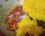 तवा पुलाव (Tawa Pulao recipe in Hindi) रेसिपी चरण 5 फोटो