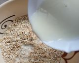 A picture of step 1 of Oat cake.