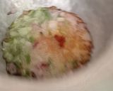 A picture of step 2 of Kasuri carrot peas.