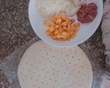Hình bước làm 1 của món #pizzabòdứa