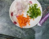 A picture of step 4 of Raw banana kofte in chinese gravy.