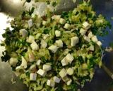 A picture of step 2 of Cheese Chijimi with Leftover Gyoza Filling.