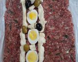 Foto del paso 2 de la receta: Pan de carne relleno, simplemente exquisito.😋😋😋
