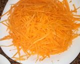A picture of step 1 of Cucumber,celerystem and carrot salad #Author marathoni.