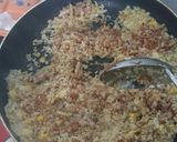Hình bước làm 4 của món Cơm rang củ cải trắng + thịt băm và trứng ngon tuyệt vời lun hee