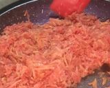 A picture of step 1 of Gajar ka halwa with khoya.