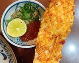Hình bước làm 2 của món Mực nướng sa tế (nồi chiên không dầu)