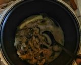 Foto langkah ke 3 dari resep Gudeg jantung pisang + ayam, versi masak magicom.