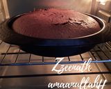 A picture of step 2 of Chocolate Cake with Cream Cheese and Chocolate Frosting.