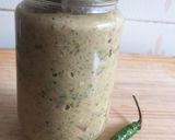 A picture of step 6 of Green Chillie Paste.