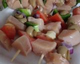 Foto del paso 3 de la receta: Brochetas de pollo