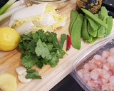 Foto del paso 1 de la receta: Gambas al jengibre y verduras al wok
