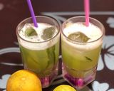 A picture of step 3 of Cucumber drink🍋🥒.