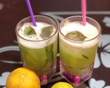 A picture of step 3 of Cucumber drink🍋🥒.