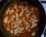Foto del paso 1 de la receta: Pollo a la crema con fideos🍝