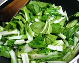 A picture of step 1 of Bok Choy Stir Fry.