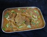 A picture of step 7 of Rogan Josh.