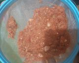 A picture of step 1 of Ekuru sauce.