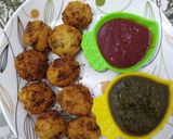 A picture of step 8 of Knorr noodles pakora/Ball.