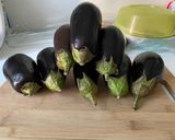 Une image de l'étape 1 de (Byflorab) Recette Boulettes d'aubergine à l'italienne.