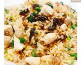 A picture of step 8 of 🍗🍄Thai Chicken and Shiitake Mushroom Fried Rice.