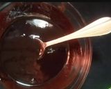 A picture of step 8 of Chocolate drip cake.