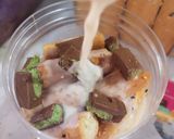 Foto langkah ke 3 dari resep Dessert Rusk Pistachio Kunafa Cokelat.