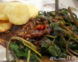 Foto langkah ke 9 dari resep Rujak Kangkung Khas Kuningan.