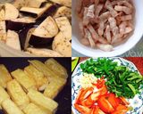 Hình bước làm 1 của món Canh Cà tím bung