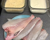 Foto del paso 2 de la receta: Dorada con almendras, couscous y puré de coliflor 😋