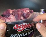 Foto langkah ke 1 dari resep Rendang Daging Bumbu Instan.