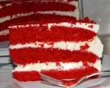 Vörös bársony torta recept (Red Velvet) recept fázis 11 fotója