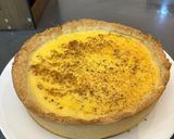A picture of step 11 of Egg custard tart. (Optional nutmeg) Simple. Easy. WOW 🥰.