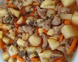 Bárány tokány recept fázis 2 fotója