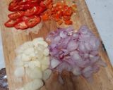 Foto langkah ke 1 dari resep Lodeh Labu Siam Kacang Panjang Tempe.