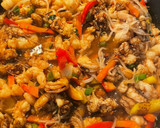 Foto del paso 5 de la receta: Pasta con camarones 🍤 estilo Oriental 🫶