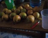 A picture of step 1 of Mango juice #festive contest kakamega #authormarathon.