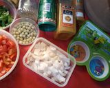 A picture of step 2 of Gizard rice meal.