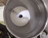A picture of step 1 of Chocolate milk shake.