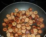 A picture of step 3 of Creamy Five Cheese Mac and Sausage.