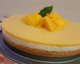 A picture of step 13 of Mango cheesecake.