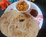 A picture of step 6 of Rajgira Flour Roti.