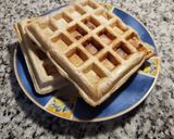 Foto del paso 2 de la receta: Waffles semi integrales rellenos de Jamón y Queso
