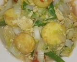 Foto langkah ke 7 dari resep Tumis Sawi Putih Tofu.